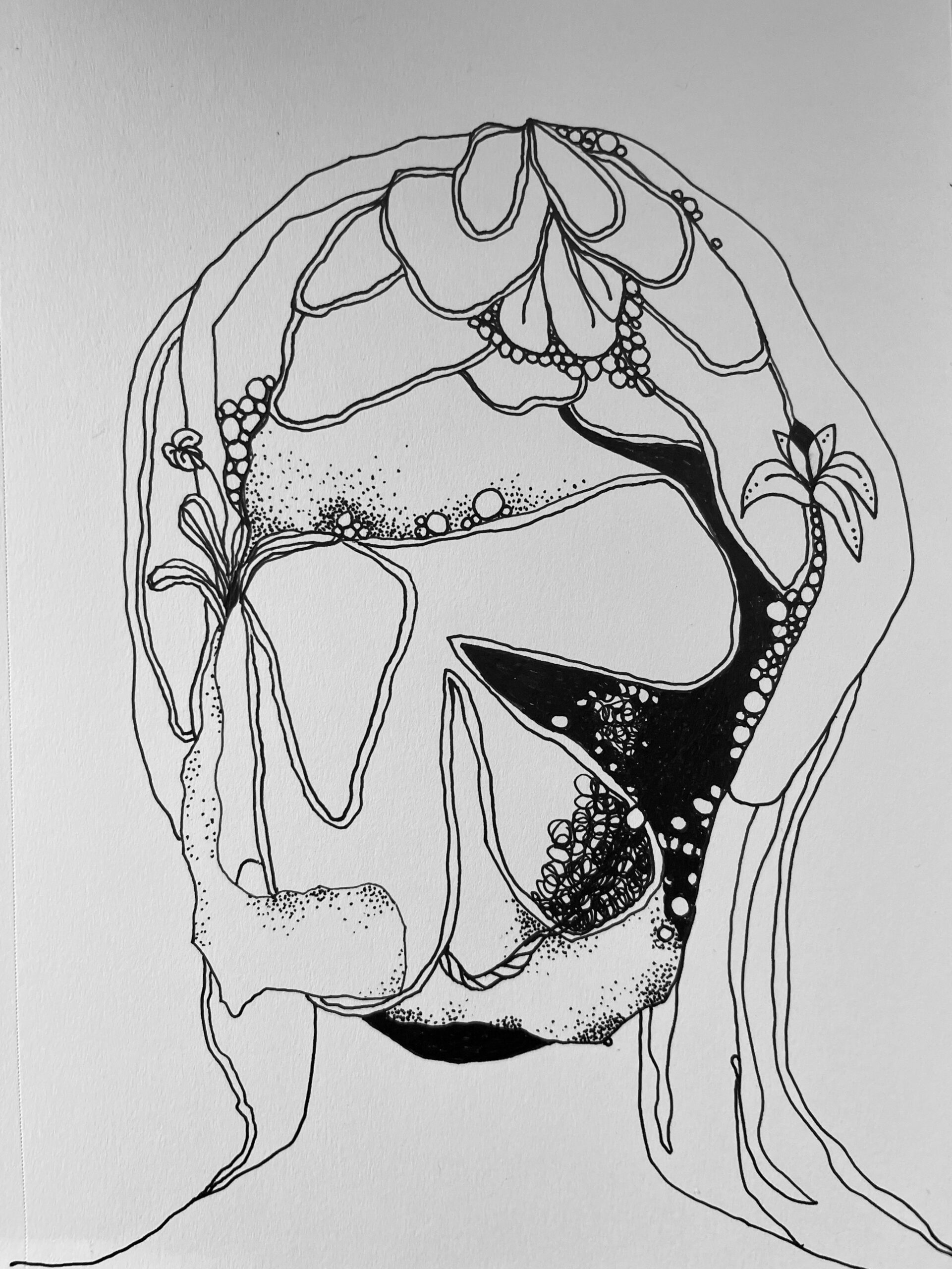Doodle image - 3 let go and let God guide the creativity.